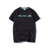 Wholesale 19SS Summer T Shirt Animal Head Letters Embroidery Men Tee Shirts Fashion Short Sleeve Women Tshirt Streetwear S XL