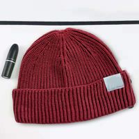 Wholesale new winter wool hat outdoor warm knitted hat street fashion style men and women student hat Beanie Skull Caps