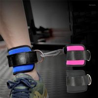 Wholesale Resistance Bands Adjustable Ankle Protector Leg Anchor Strap Pad Tubes Exercise Strength Training Weight Plus Force Foot Ring Buckle1