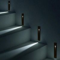 Wholesale Recessed Indoor waterproof LED Stair Light Rectangle AC100 V Indoor led wall Sconce lighting Stairs Step stairway Hallway staircase lamp