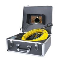 Wholesale 7 quot Monitor Pipe Inspection Video Camera P Drain Sewer Pipeline Industrial Endoscope System mm camera1