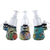 Wholesale Color Pattern SOC New Version Dab Rig With Powerful Long Lasting Battery E cigarette Kits Types of Bucket Electronic Concentrate Vaporizer Vapor