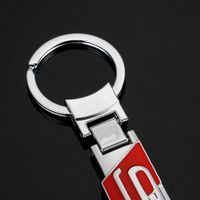 Wholesale Car Styling Metal s line Car Keychain Key Chain Keyring Key Ring Auto Pendant Keyrings For AUDI S4 S5 S6 RS