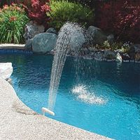 Wholesale Pool Accessories Swimming Fountain Waterfall Water Spray Sprinkler Lotus Shape Stand Bracket Tools Landscape Equipment Tool In Stock F31