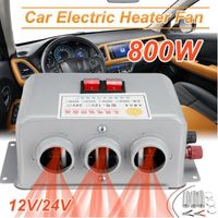 Wholesale Car Fans DC V V Auto Windscreen Heater Cooling Fan Accessories Electric Defroster W Removal Driving Vehicle Demister Portable1