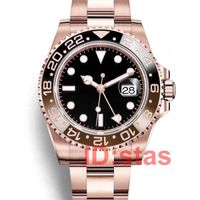 Wholesale Mens fashion rold gold Ceramic Bezel Automatic Watch Movement Stainless Steel men ladies lady Designer Watches Man Wristwatches