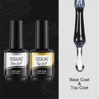 Wholesale Nail Gel ml Base Top Coat Set For Manicure Polish Painting Art Need To Cure UV LED Lamp Primer Varnihses