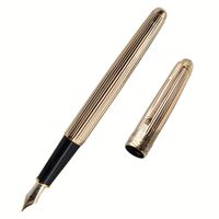 Wholesale YAMALANG Metal fountain ink converter pens Silver Business Writing Ag Supplies classic lines gift Fountain Pen