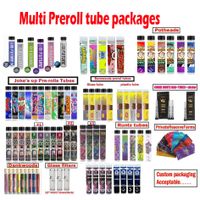 Wholesale PACKWOODS BackPackBoyz MOONROCK PRE ROLL Tube Packages Hot Gummie bags Cherry AK purple punch Label Stickers Joint Tubes Packaging