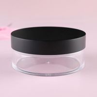 Wholesale 1pc g Plastic Empty Loose Powder Pot With Sieve Cosmetic Makeup Jar Container Travel Refillable Perfume Cosmetic Sifter RRD3042