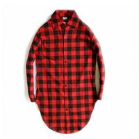 Wholesale 2021 Men s with Long Sleeves Plaid Hip Hop Shirts Club Suit Occasional Black white Blouse From the Women s Z0qh
