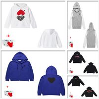 Wholesale 21 Men Hoodies high quality hoodie women Sweatshirts Red heart set head lapel Letters love long sleeve couples Bring tote bag