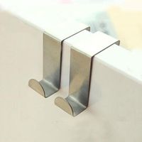 Wholesale Hooks Rails Stainless Steel Double Use Door Back Drawer Seamless Hook Kitchen Cabinet Clothes Home Storage Hanger Wall Towel Coat Organize