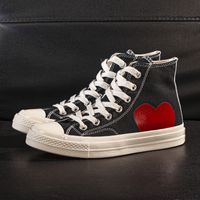 Wholesale Classic Big Eyes Play Multi Heart Hi Canvas Shoes Fashion Jointly Name Casual Skateboard Trainers Sneakers Size