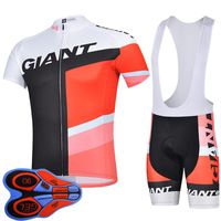 Wholesale New Team GIANT short sleeve cycling jersey Suit high quality Summer Ropa ciclismo professional Breathe quickly riding clothes Y103006