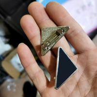 Wholesale New Arrival Metal Triangle Hair Clip Women Triangle Letter Barrettes for Gift Party Fashion Hair Accessories Price