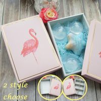 Wholesale Gift Wrap cm Flamingo Gold Frame Paper Box As Macaron Chocolate Cookie Wedding Birthday Party Gifts Packaging