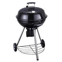 Wholesale Camp Kitchen Courtyard Villa Outdoor Barbecue Oven More Than People Domestic Charcoal Braised Meat American Grill Circular BBQ1