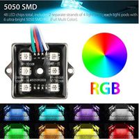 Wholesale Interior External Lights Super Bright SMD LEDs Wireless Remote Waterproof For Truck Pickup Cargo Trailer RVs Boat RGB Upgraded V