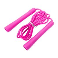 Wholesale Jump Ropes Portable With Handle Fitness Equipment Home PVC Rubber Skipping Exercise Adult Children Adjustable Length Rope Student