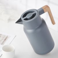 Wholesale Glass Vacuum Flasks Insulation Thermos L Large Household Hot Water Pot Kettle Office Coffee Thermal Warmer Bottles Double Wall