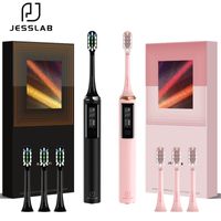 Wholesale JESSLAB Sonic Electric Toothbrush OLED Screen Smart Mode Adult Sonic Toothbrush IPX7 Ultrasonic Automatic Lnductive Charge Gift