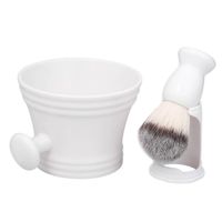 Wholesale Shaving Kit for Men s Wet Shaving Brush Holder Stand Soap Bowl Mug Hair Beard Portable Useful Brush