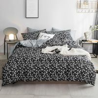 Wholesale Bedding Sets Cotton Set Flower Pattern Bed Sheet High Quality Bedsheet With Pillowcase Duvet Cover Floral Printed