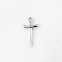 Wholesale 500Pcs Alloy Cross Sword Charms Pendants For Jewelry Making Bracelet Necklace DIY Accessories X20 mm A