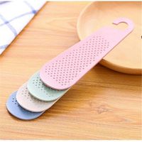 Wholesale Manual Wheat Straw Ginger Garlic Grater Wasabi Grinding Plate Garlic Presses Tools Kitchen Gadgets Accessories Food RRD13309