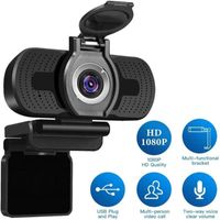 Discount dust cover camera Webcams USB Camera HD 1080P Computer With Dust Cover Webcam For Webcast Video Conference Full Camara Web Para Pc