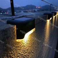Wholesale Solar Lamps Garden Lights Deck IP65 Waterproof Outdoor Patio Steps Fence For Step Stairs Pathway Walkway DHL