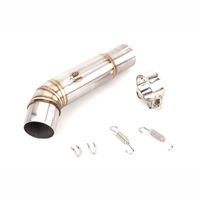 Wholesale Hornet Motorcycle Exhaust Middle Link Pipe Accessories Escape Connection Pipe System For Honda CB600F CB F Slip on