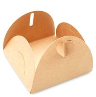 Wholesale 13cm cm Heart Blank Kraft Paper Party CD DVD Sleeve Packaging Packing Box For CDs Envelopes Holder Case Pack Bag