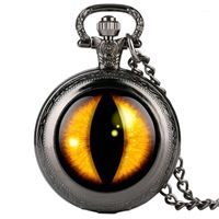 Wholesale Dragon Eye Song Of Ice And Fire The Gold Round Necklace Design Quartz Pocket Watch Chain Pendant Souvenir Gifts1 Watches