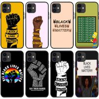 Wholesale Black Lives Matter Iphone Case Black Man Is Also The Life I Can t Breathe Phone Case for iphone plus X Xr Pro mini