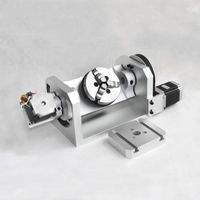 Wholesale DIY CNC th th Rotary Axis with Chuck with Table for Router Wood Engraving Milling Machine