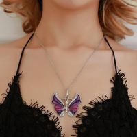 Wholesale Chains Sweater Chain Long Joker European And American Butterfly Creative Necklace Foreign Trade Wholesale1