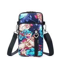 Wholesale Women Mobile Phone Bag Lady Fashion Oblique Span Fabric King Coin Purse Messenger Bags Love Heart hc J2