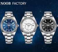 Wholesale N MM Mens watch Sky Orologio di Lusso red dot month display automatic movement watches fine steel waterproof