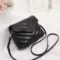 Wholesale Designer luxury handbags purses square fat LOULOU chain bags real leather bag women shoulder bags high quality Flapbag black bag mini bag