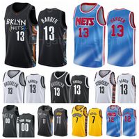 Wholesale New Basketball James Harden Jersey Kyrie Irving Kevin Durant Joe Harris Spencer Dinwiddie City Earned Classic Edition Men
