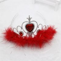Wholesale Children Headwear Feather Crown Style Hair Band Child Red Purple Blue Multi Colors Head Hoops New Arrival ya L1