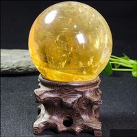 Wholesale Other Home Decor Décor Garden Wooden Stand For Crystal Sphere Quartz Ball Orb Holder Egg Base Hollow Wood Globe Stone Display Drop Deliver