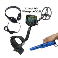 Wholesale TX Underground Metal Detector Depth Gold Pinpoint LCD Screen Display Waterproof Coil Super Search Finder For Copper1