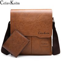 Wholesale Celinv Koilm Men Messenger Famous Brand Leather Crossbody Shoulder Bag For Man Business Tote Bags Hot Sale Fashion Q1127