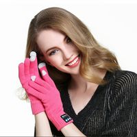 Wholesale 4 Colors Touch Bluetooth Gloves Warm Touch Gloves Knitted Mittens Unisex Mobile Phone Wireless Smart Headset pair pair T1I3115