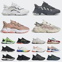Wholesale New ozweego men women running shoes Bliss Bold Orange Cloud White Triple Black Mystery Brown Pride mens trainers Outdoor sports sneakers
