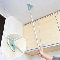 Wholesale Home Glass Cleaning Tool Telescopic Rod Window Cleaner rod rotating head Sponge Cleaning cloth Bathroom Cleaning brush
