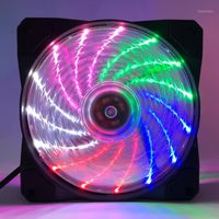 Wholesale Fans Coolings TOP F12025 mm PC Cooling Fan Quiet RGB Cooler Desktop Connector V For Computer Case Power Supply1